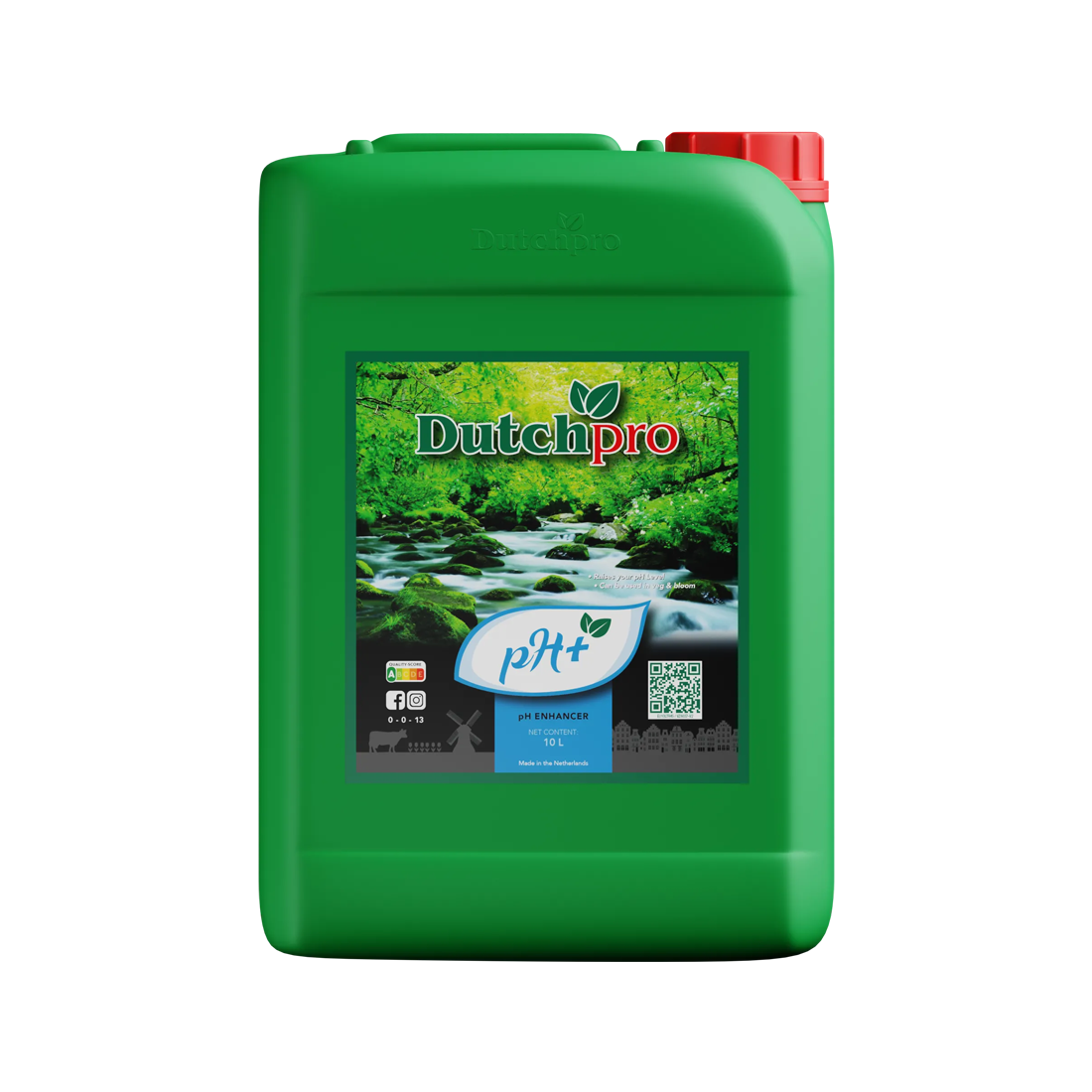 Dutch Pro pH Up Solution for Hydroponic Nutrients