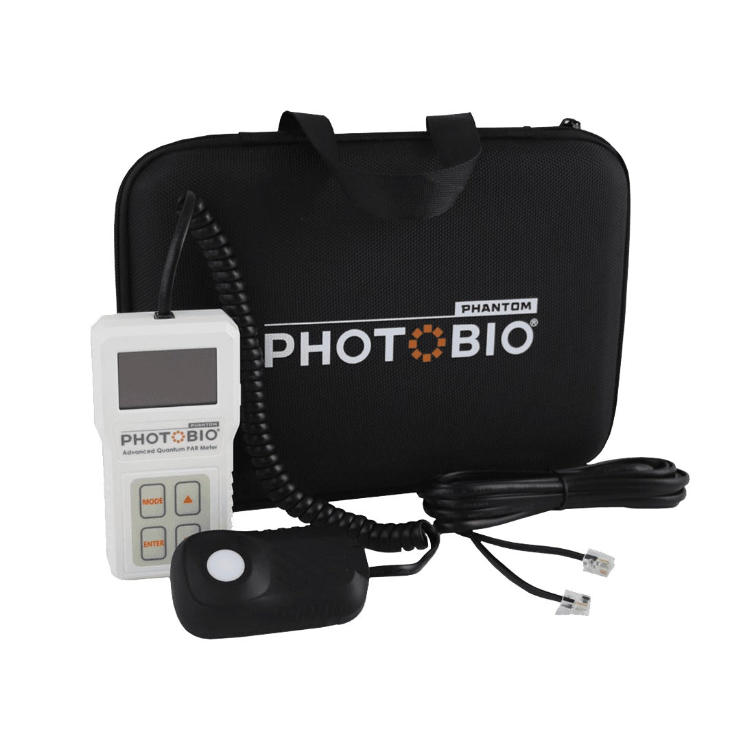 PHOTOBIO Advanced Quantum PAR Meter with sensor and closed protective case