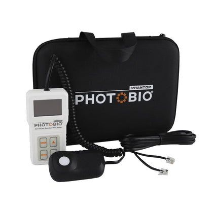 PHOTOBIO Advanced Quantum PAR Meter with sensor and closed protective case