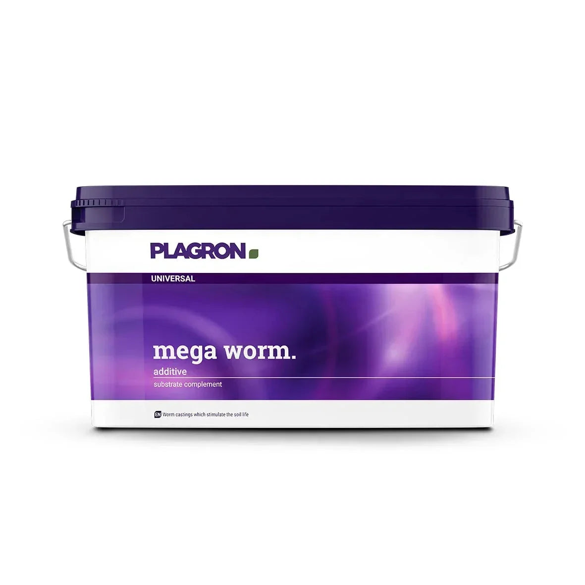 Plagron Mega Worm worm casting soil improver tub with carry handles