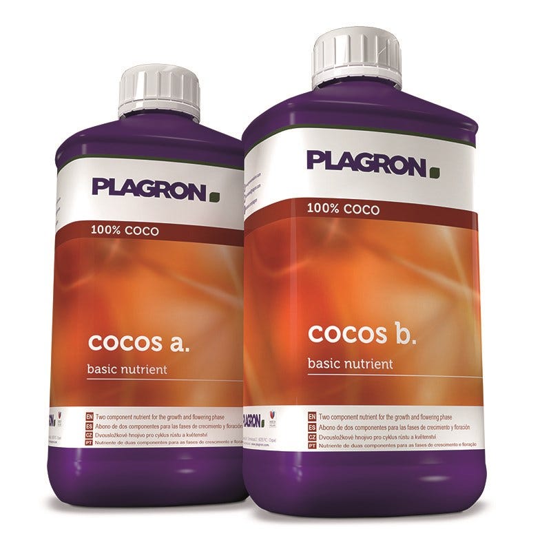 Plagron Cocos A&B Coco Nutrient for Grow and Bloom