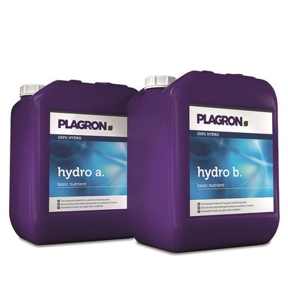 Plagron Hydro A&B Base Nutrient for Hydroponic Systems — 20 Litre