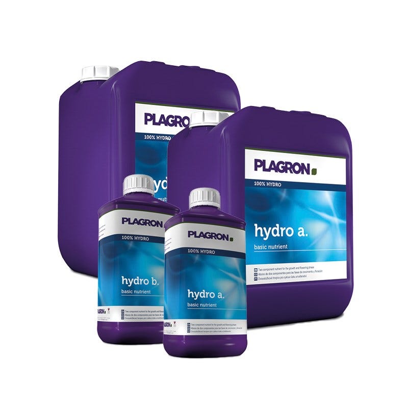 Plagron Hydro A&B Base Nutrient for Hydroponic Systems