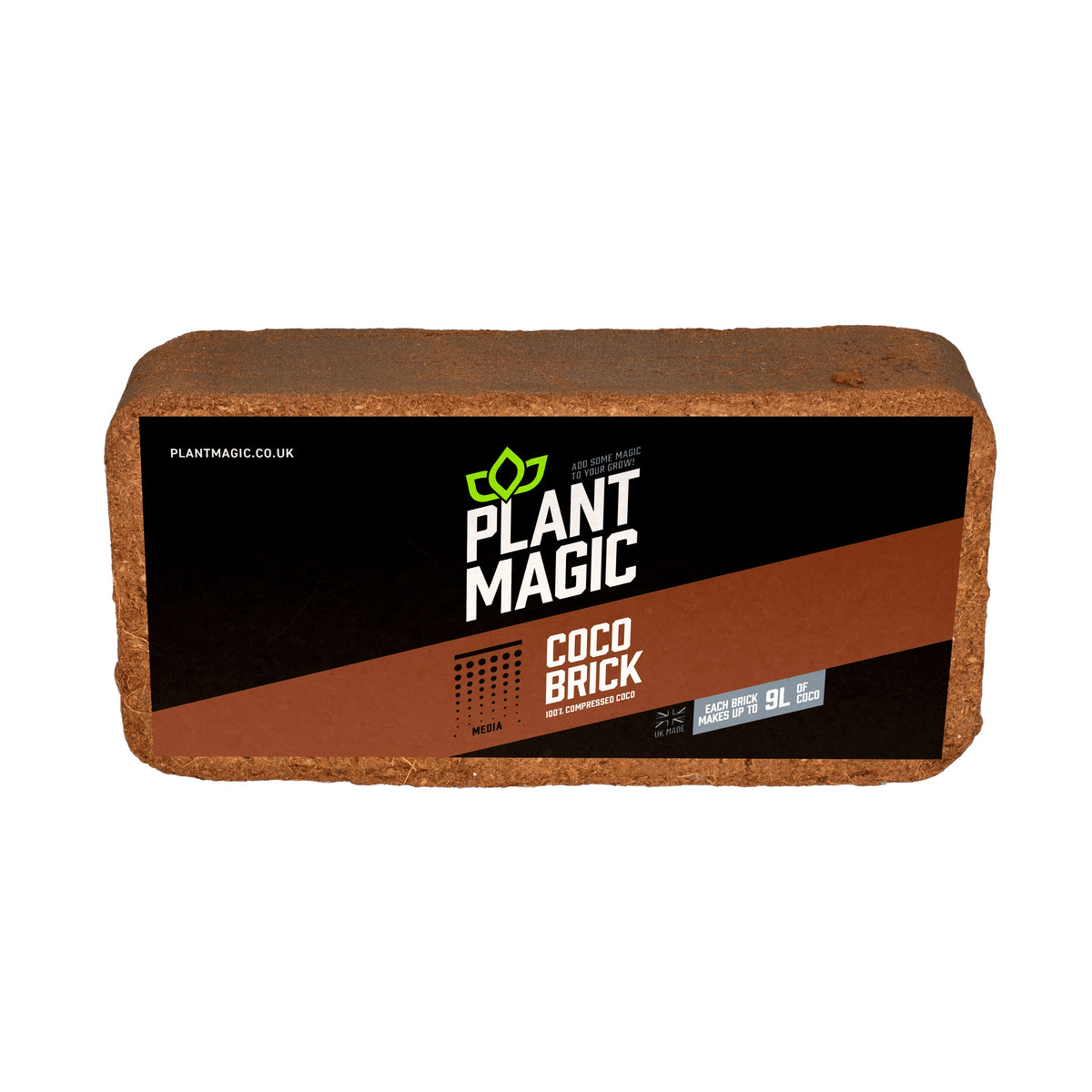 Plant Magic Coco Brick — 9L compressed coco brick