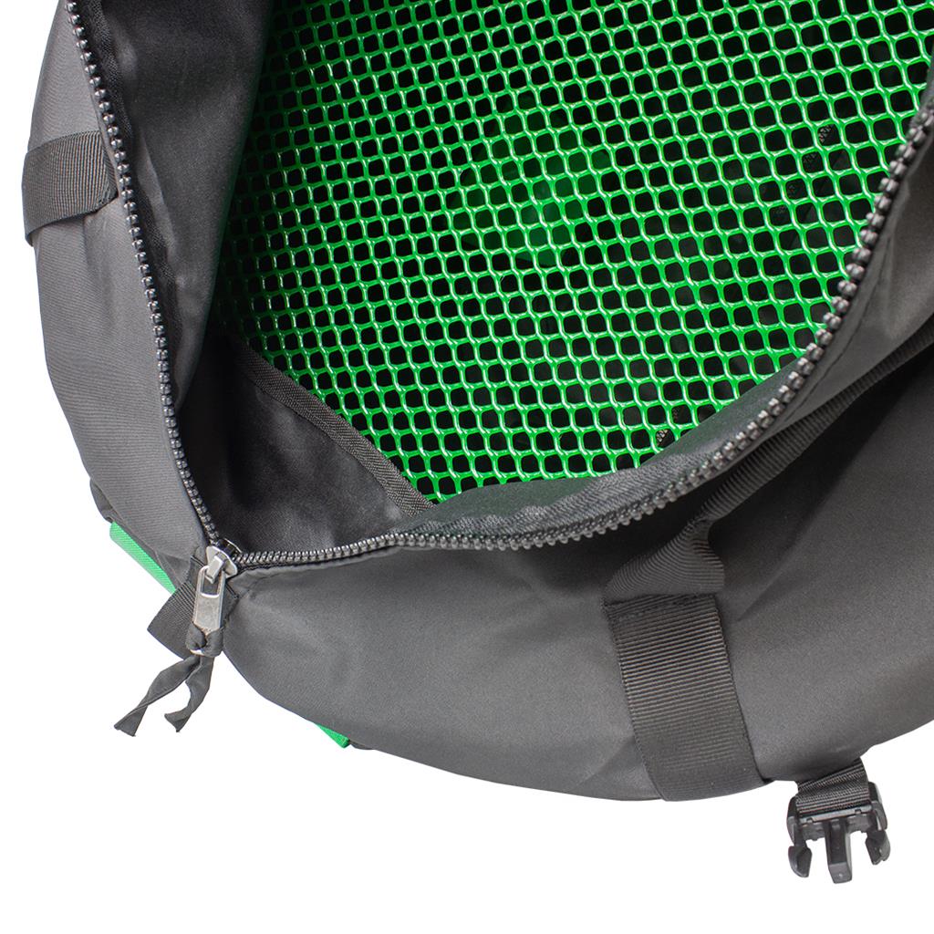 Portable Trimmer internal mesh separation screen close-up