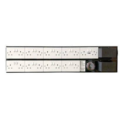POWER Contactor Timer Panel — 16 Way + 2 Fan