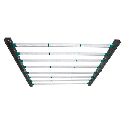 PowerPlant 650W LED Grow Light eight bars seen from below