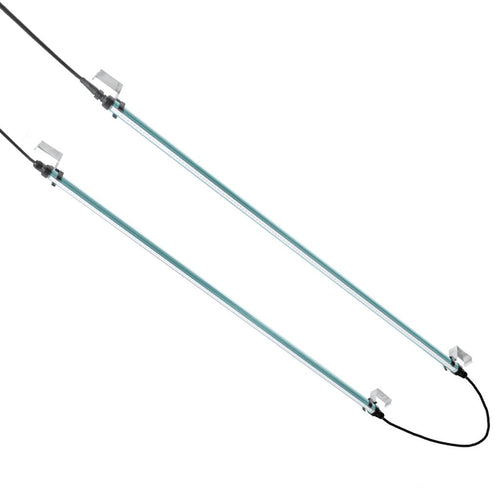 PowerPlant Tube 25W UV/FR LED pair with hanging brackets fitted