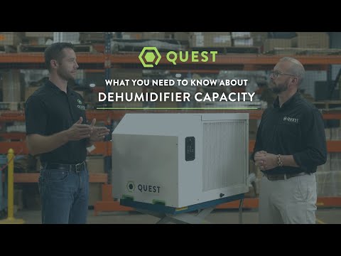 Quest 70 Overhead Dehumidifier overview