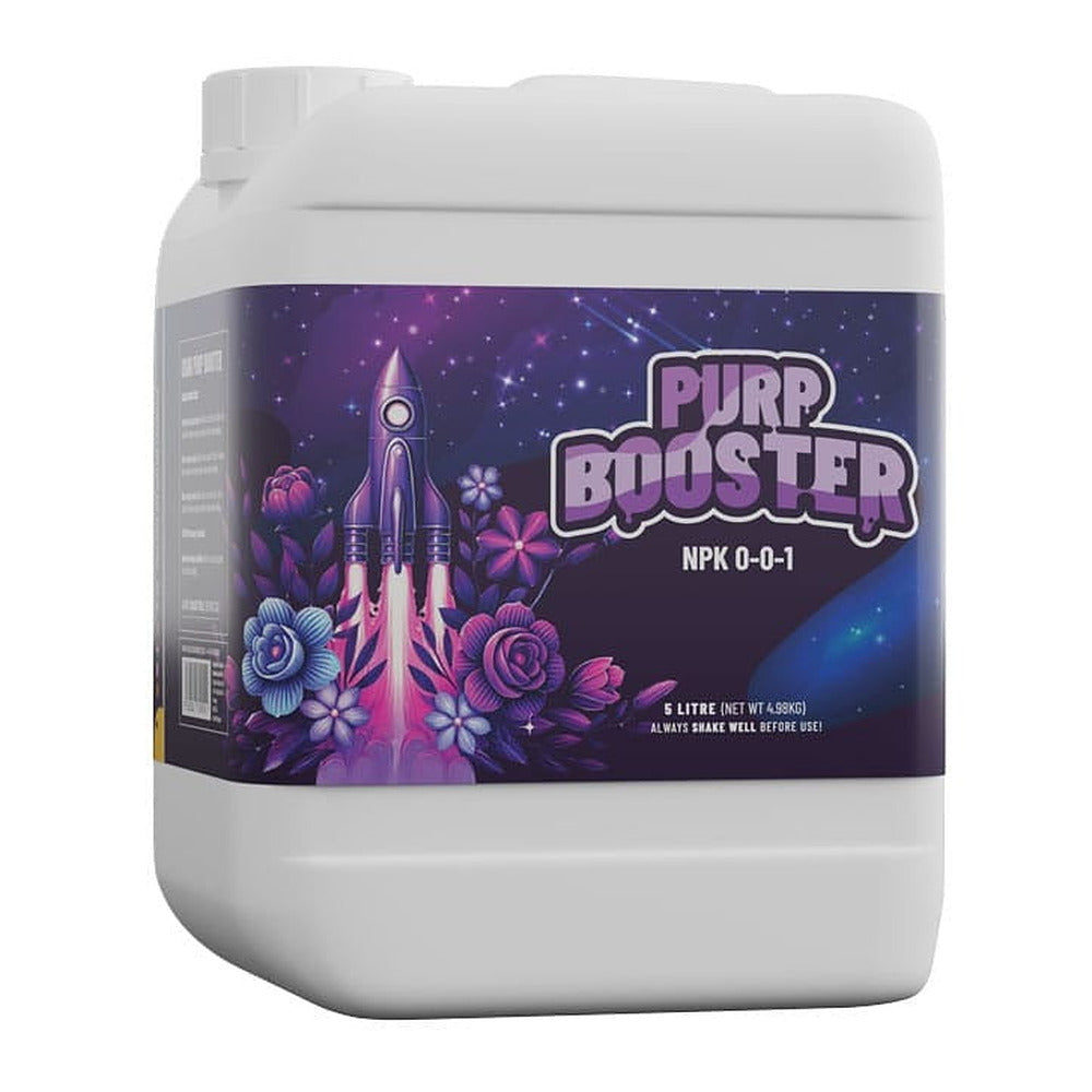 Plant Life Purp Booster container, angled view