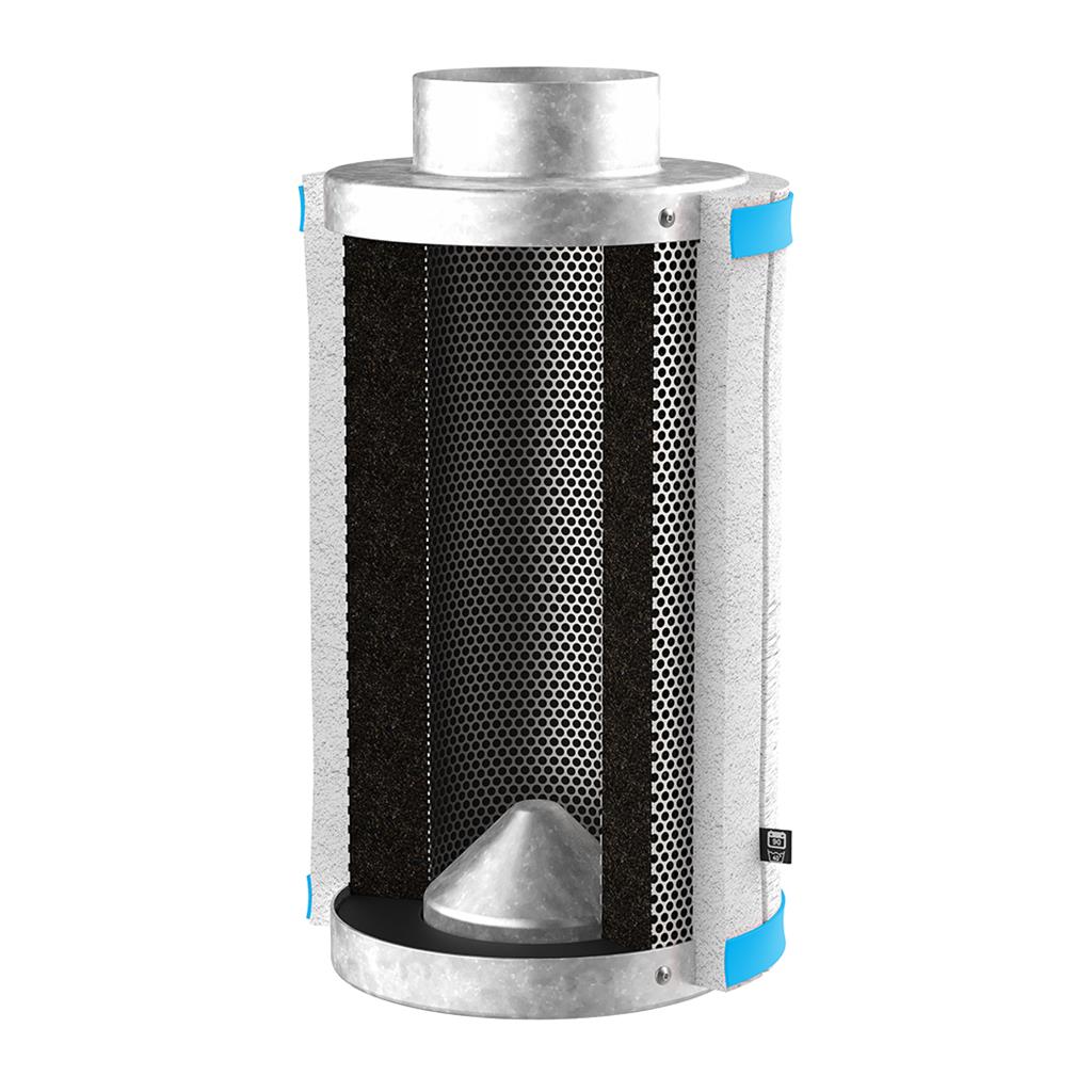 RAM AirTECH HEAVY Carbon Filter cutaway showing the deep carbon bed