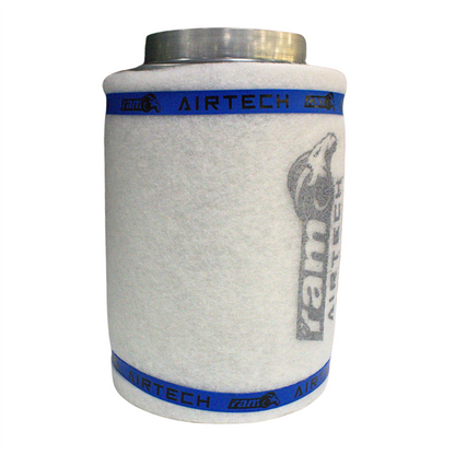 RAM AirTECH LITE Carbon Filter with its washable pre-filter sleeve fitted