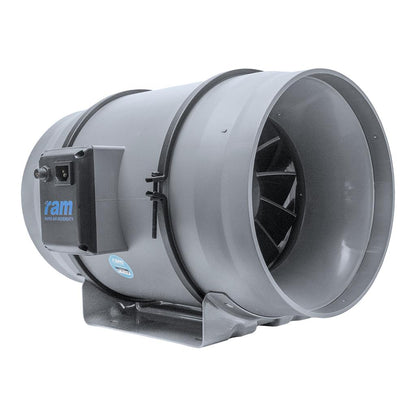 RAM EC Mixed-Flow Inline Fan — 10" (250mm) - 1652m3/h