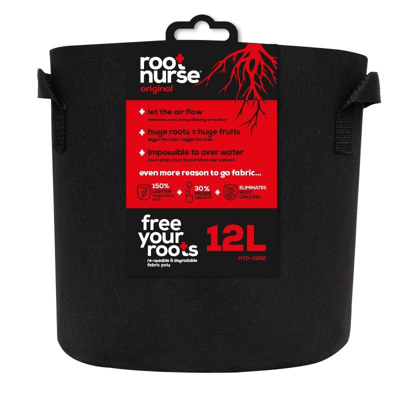 Root Nurse Fabric Pots — 12L