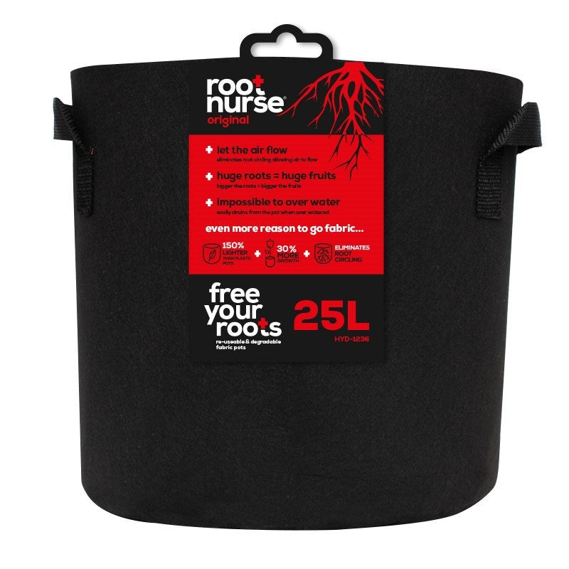 Root Nurse Fabric Pots — 25L