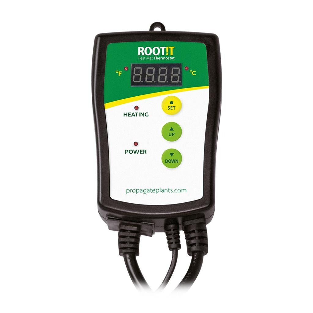 Root!T Heat Mat Thermostat digital controller with SET, UP and DOWN buttons