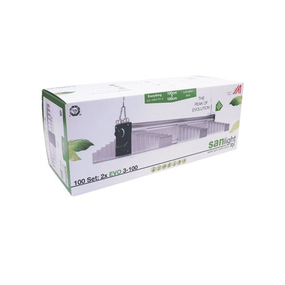 Sanlight EVO LED Grow Light Kit — 100 x 100cm – 2 x EVO 3-100