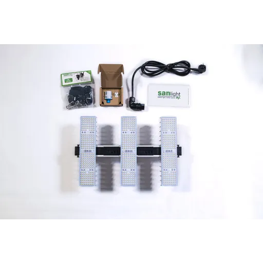 Sanlight EVO 3-60 boxed set, box contents panel