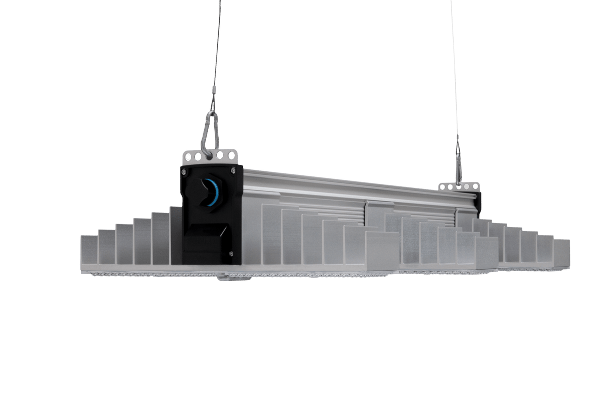 Sanlight EVO 3-80 LED grow light fixture, aluminium heatsink detail