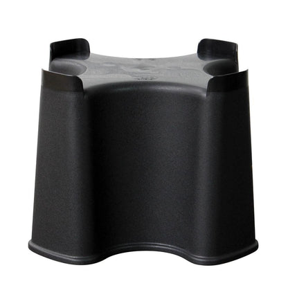 Slim Space Saver Water Butt Stand side view showing the raised corner lugs
