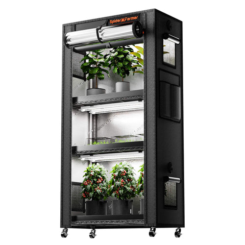 Spider Farmer Plant Stand with Grow Lights — 4 Tier - 108W