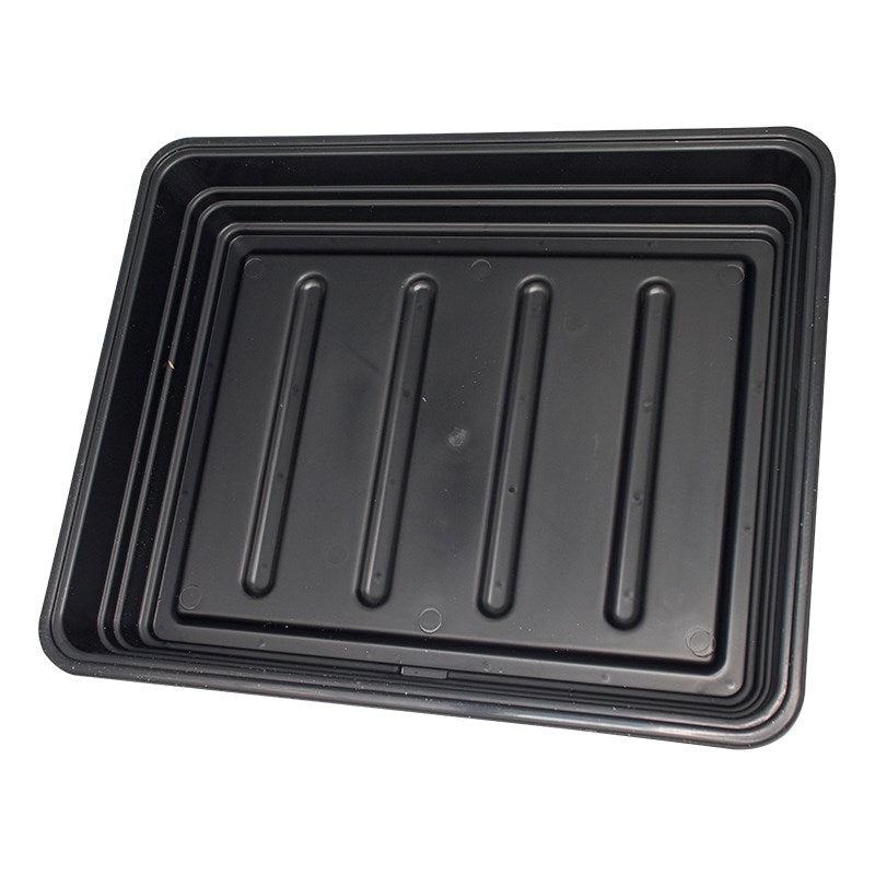 Stacking insert tray from the Stewarts Propagator showing ribbed drainage channels