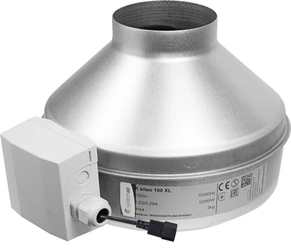 Systemair K AC Inline Duct Fan — 4" (100mm) XL - 285m3/h