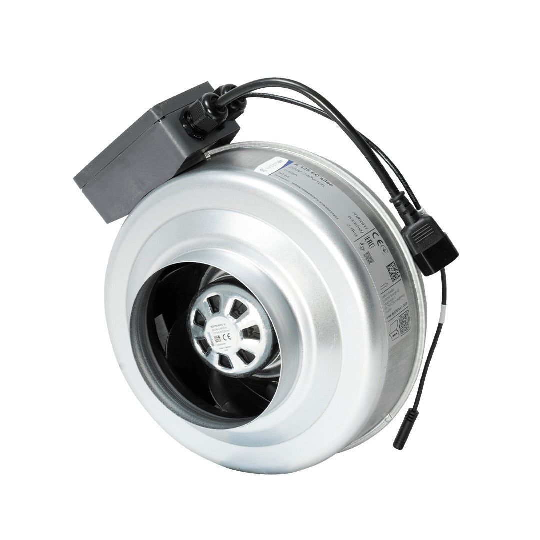 Systemair K EC Inline Duct Fan — 5" (125mm) - 482m3/h