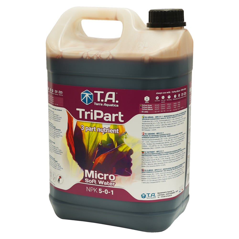 Terra Aquatica TriPart Micro Soft Water GHE Base Nutrient