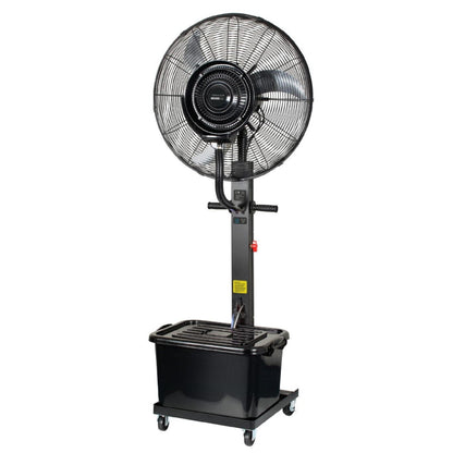 Tornado DC 26 Misting Stand Fan - fan head, mist tubing and 42L tank base