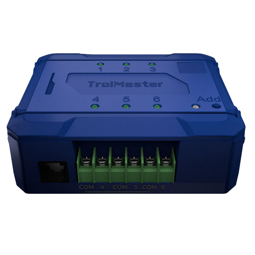 TrolMaster 24V Control Board OA6-24 — front view with six output terminals