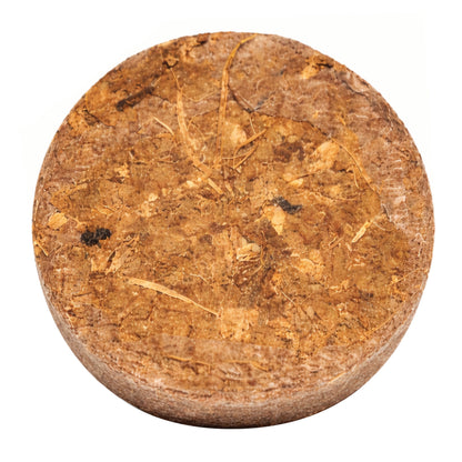 UGro Rhiza Coco Plugs dry 38mm coco coir disc, top view