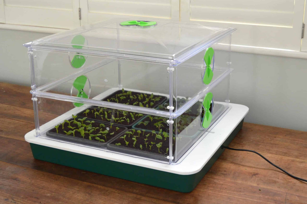 Vitopod Propagator Small heated with one extra layer fitted (double height)
