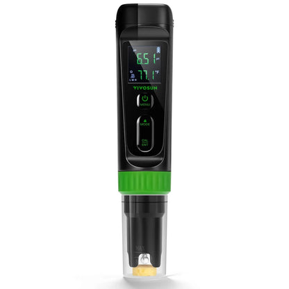 VIVOSUN AeroLab P30 pH Pen — front view with backlit display