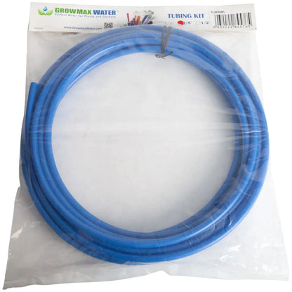 GrowMax Replacement Pipe for RO and Water Filtration Systems — 3/8 Inch Blue Tubing (10 Metre Length)