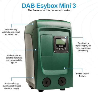 DAB Esybox Mini 3 Booster Pump for Grow Rooms