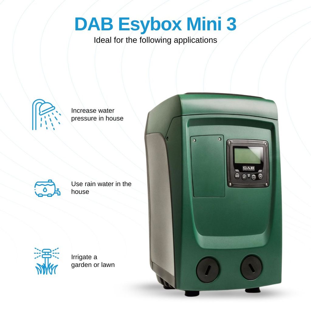 DAB Esybox Mini 3 Booster Pump for Grow Rooms