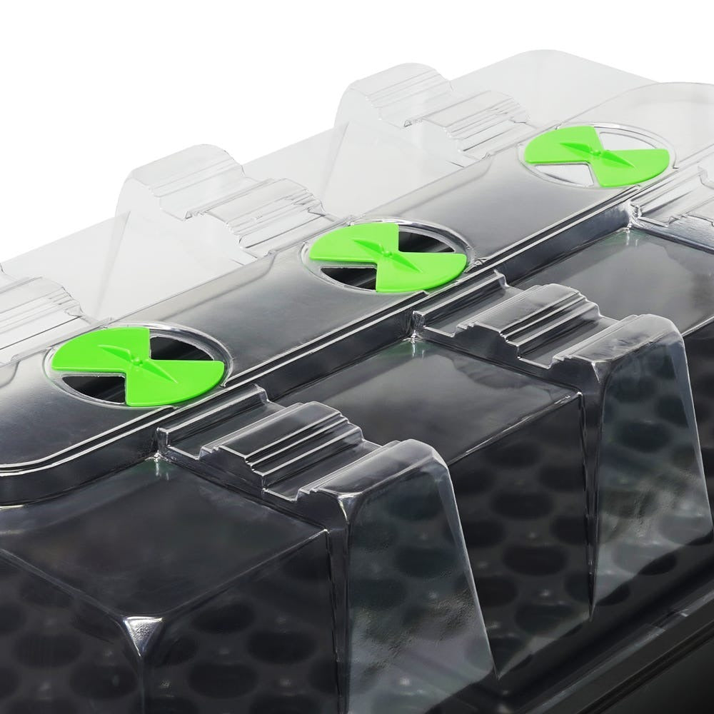 X-Stream Propagator Lid — the Large lid's three butterfly vents and light grooves