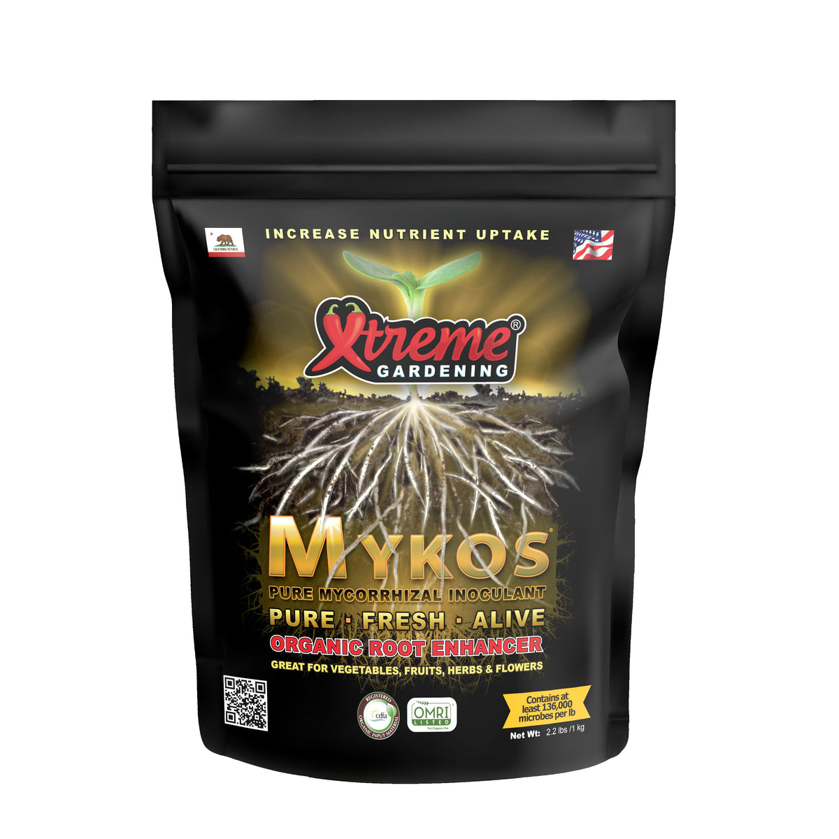 Xtreme Gardening Mykos — 1kg (2.2lb)